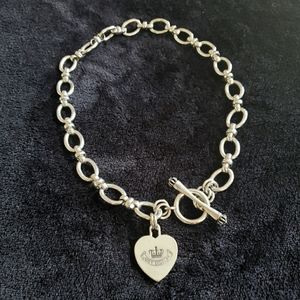 100% Authentic USED Vintage Sterling Silver Juicy Couture Necklace